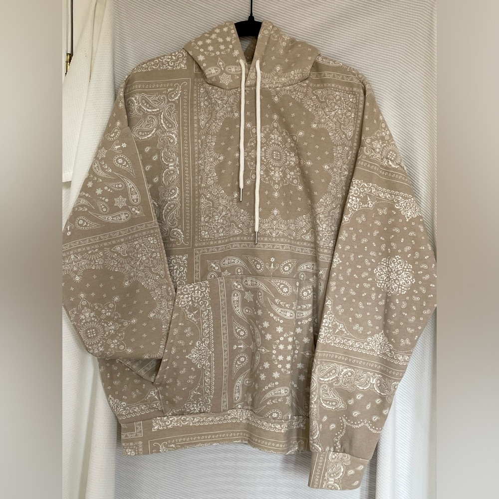 Tan Paisley Hoodie Forever 21 Men